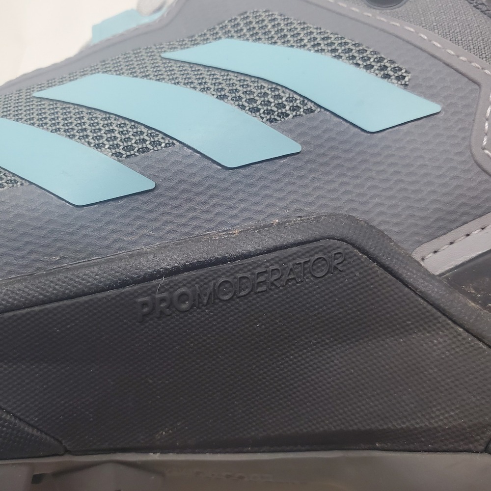 Adidas Terrex Women’s Trail Running Shoes - Gray with Aqua - Picture 12 of 13